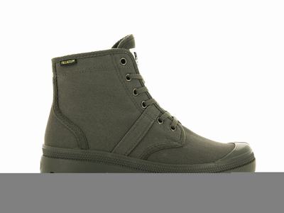 Botas Palladium PALLABROUSSE Mujer Verde Oliva | Costa Rica-87431